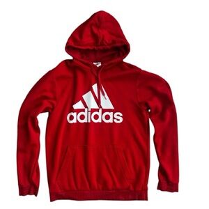 Adidas Red Hoodie Size Medium GUC